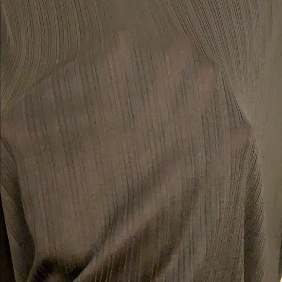 Zara sheer vertical stripe top size Large - Picture 3 of 5